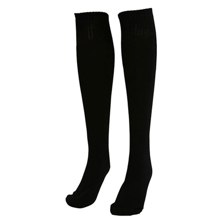 1 Pair Sports Socks Solid Color Anti-slide Spandex Anti-slide Knee Socks for Sports Image 1