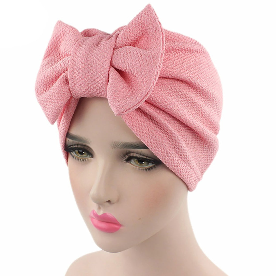 Hat Lovely Decorative Exquisite Womens Bowknot Turban for Women Image 1