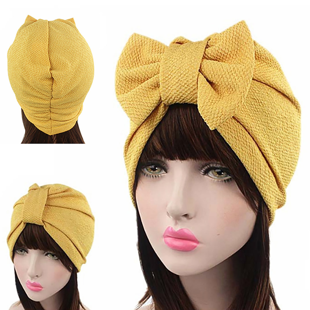 Hat Lovely Decorative Exquisite Womens Bowknot Turban for Women Image 4