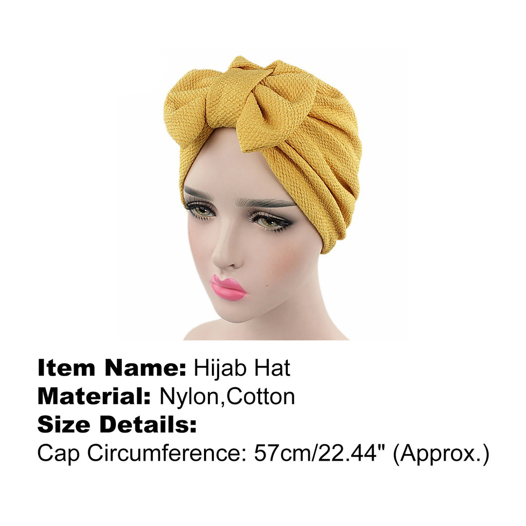 Hat Lovely Decorative Exquisite Womens Bowknot Turban for Women Image 11