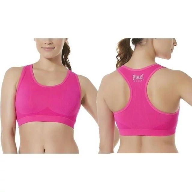 Everlast Womens Padded Sports Bra Racerback Moister-Wicking Nylon Spandex Image 3