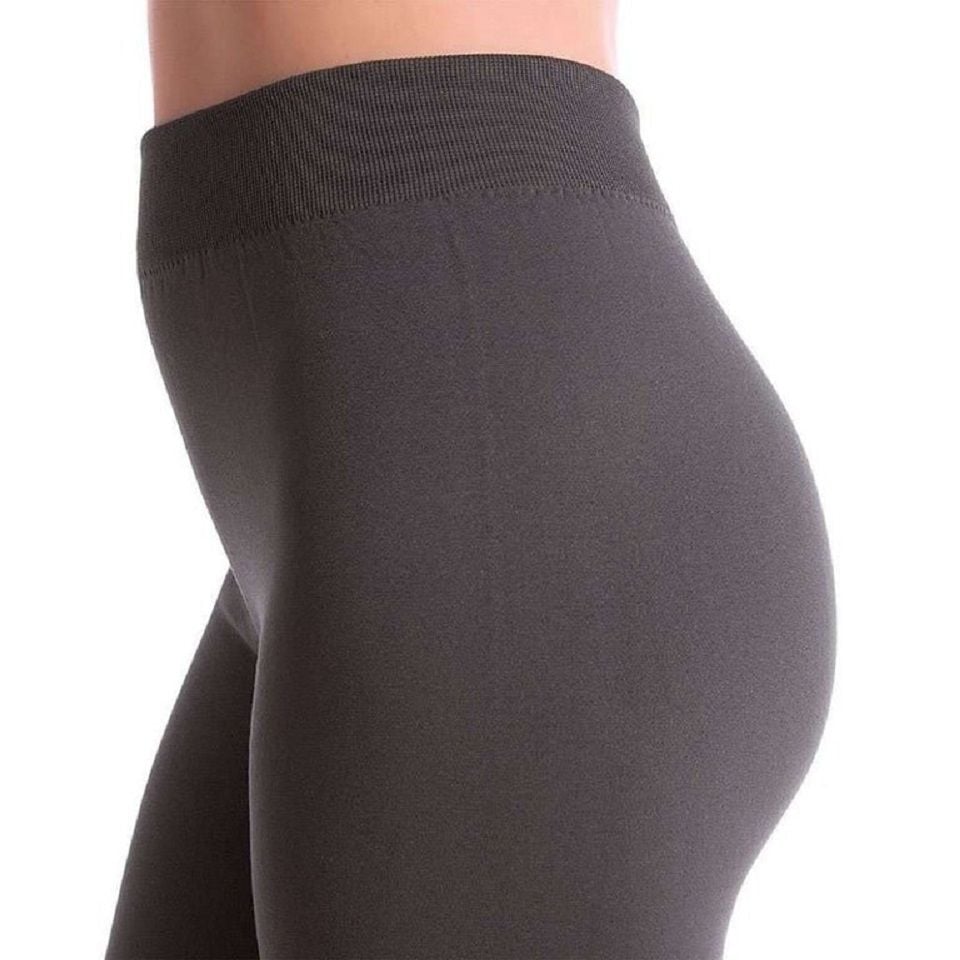 2-Pack Nicole Miller Fleece Lined Womens Leggings Image 4