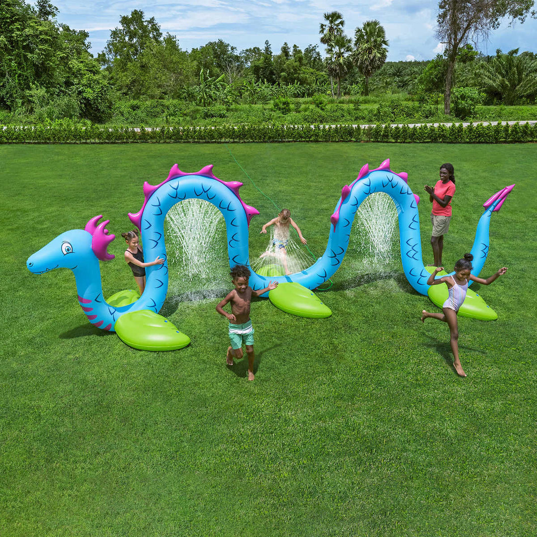 H2OGO! Giant Sea Serpent Kids Inflatable Sprinkler Image 2
