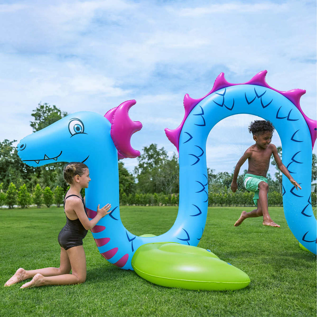 H2OGO! Giant Sea Serpent Kids Inflatable Sprinkler Image 4