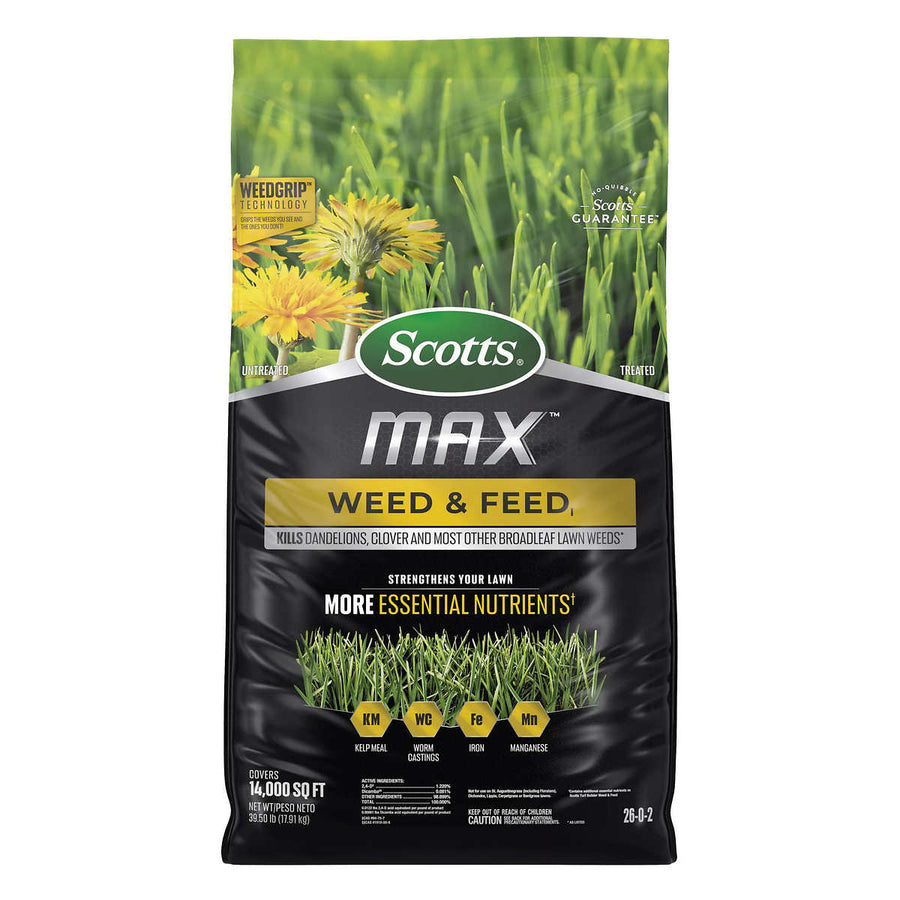 Scotts MAX Weed and Feed40 Pounds (Covers 14,000 Square Feet) Image 1