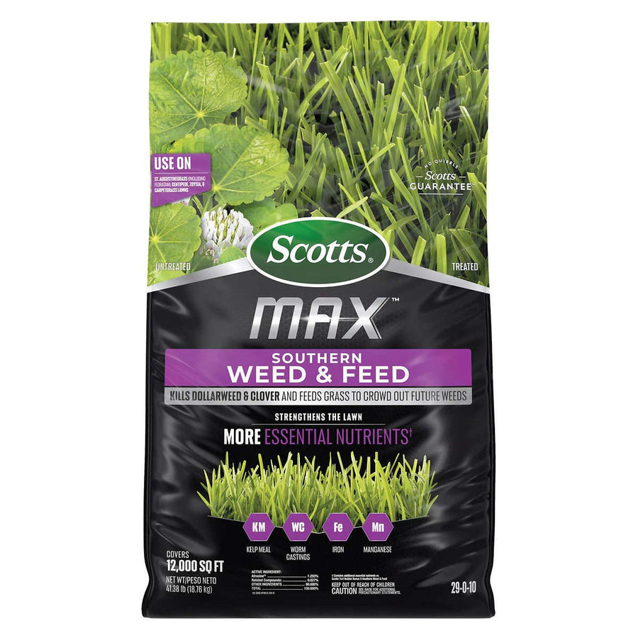 Scotts MAX Southern Weed and Feed41.38 Pound (12,000 Square Feet) Image 1