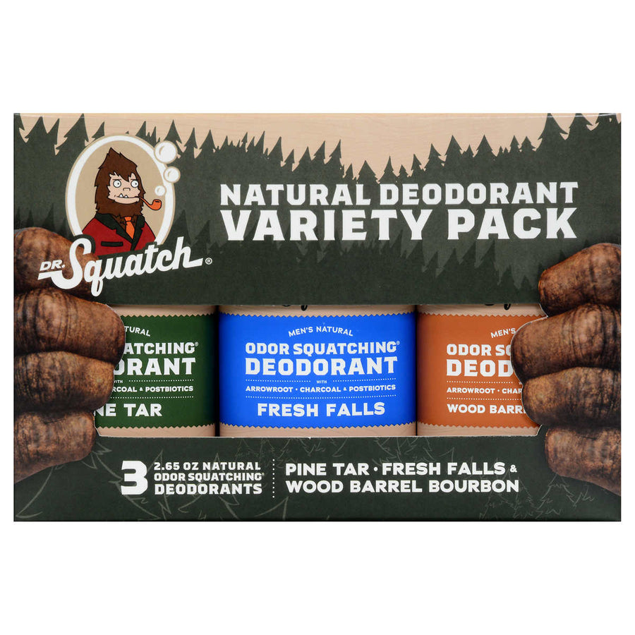 Dr Squatch Deodorant Essentials Bundle2.65 Ounce (Pack of 3) Image 1