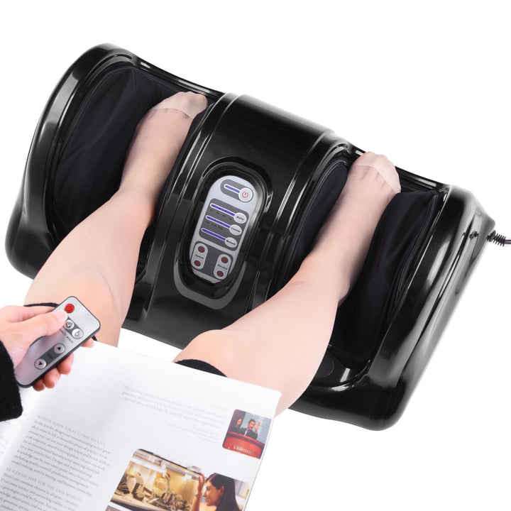 Shiatsu Foot Massager Kneading Rolling Leg Calf Ankle Switchable Machine Remote Image 8