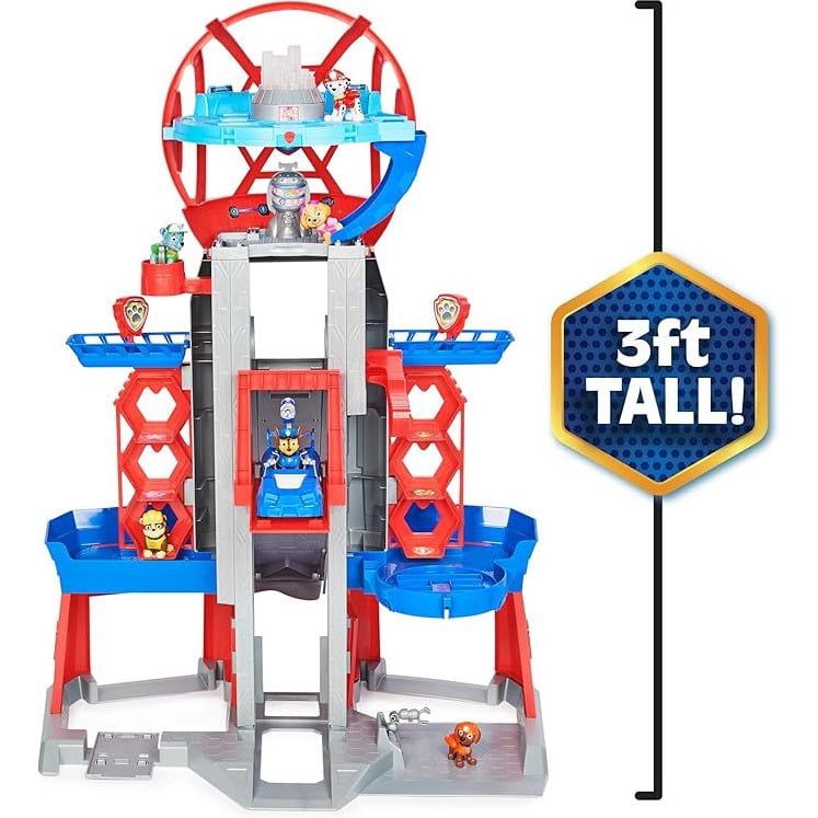 PAW Patrol Ultimate City Tower 3ft. Tall Transforming Tower with 6 Action FiguresToy CarLights and Sounds- Image 4