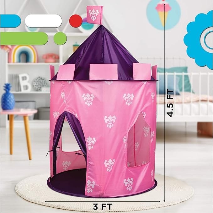 Discovery Kids Princess Castle Hideaway Tent- Image 2