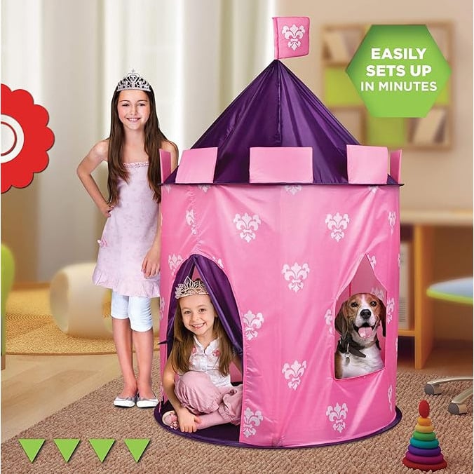 Discovery Kids Princess Castle Hideaway Tent- Image 3