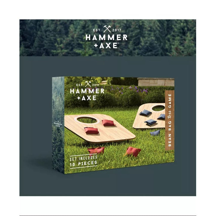 Hammer + Axe Wood Bean Bag Toss Game- Image 3