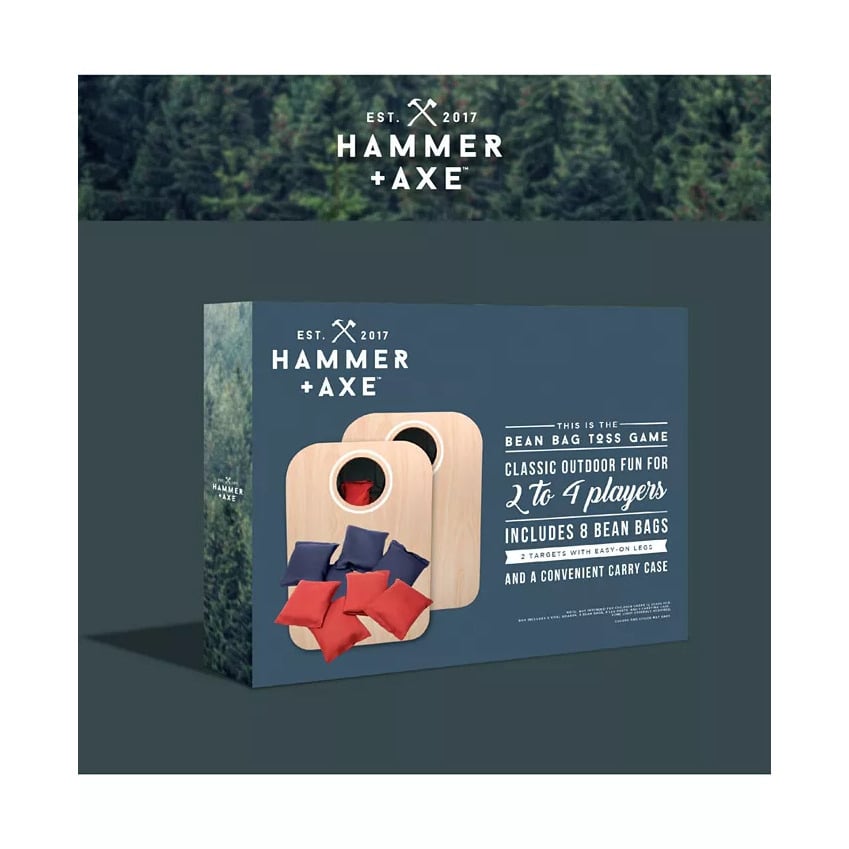 Hammer + Axe Wood Bean Bag Toss Game- Image 4