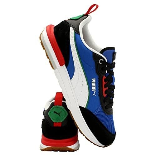 PUMA Mens R22 Sneaker 9.5 PUMA ROYAL-PUMA WHITE-PUMA BLACK-AMAZON GR Image 1