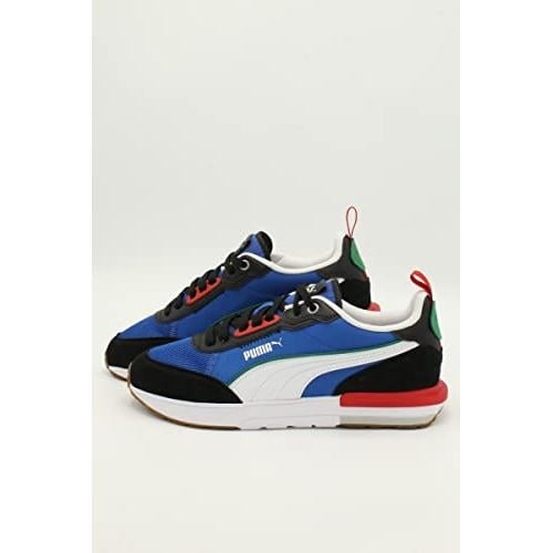 PUMA Mens R22 Sneaker 9.5 PUMA ROYAL-PUMA WHITE-PUMA BLACK-AMAZON GR Image 2