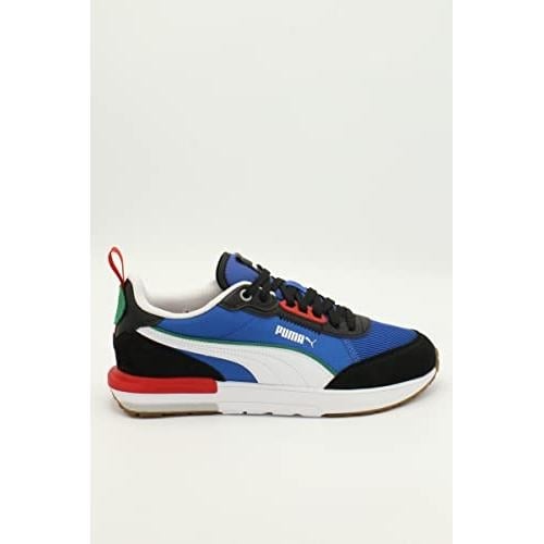 PUMA Mens R22 Sneaker 9.5 PUMA ROYAL-PUMA WHITE-PUMA BLACK-AMAZON GR Image 3