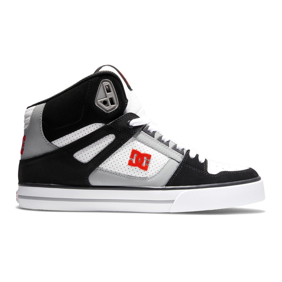 DC Shoes Mens Pure High-Top Shoes Black/White/Red - ADYS400043-XKWR BLACK/WHITE/RED Image 1