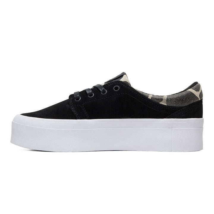 DC Shoes Womens Trase Platform SE Shoes Black/Tan - ADJS300187-BT0 BLACK/ TAN Image 3