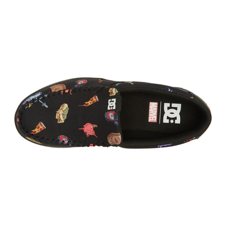 DC Shoes Mens Deadpool Villain 2 Slip-On Shoes Black/Print - ADYS100752-BKN BLACK/PRINT Image 4