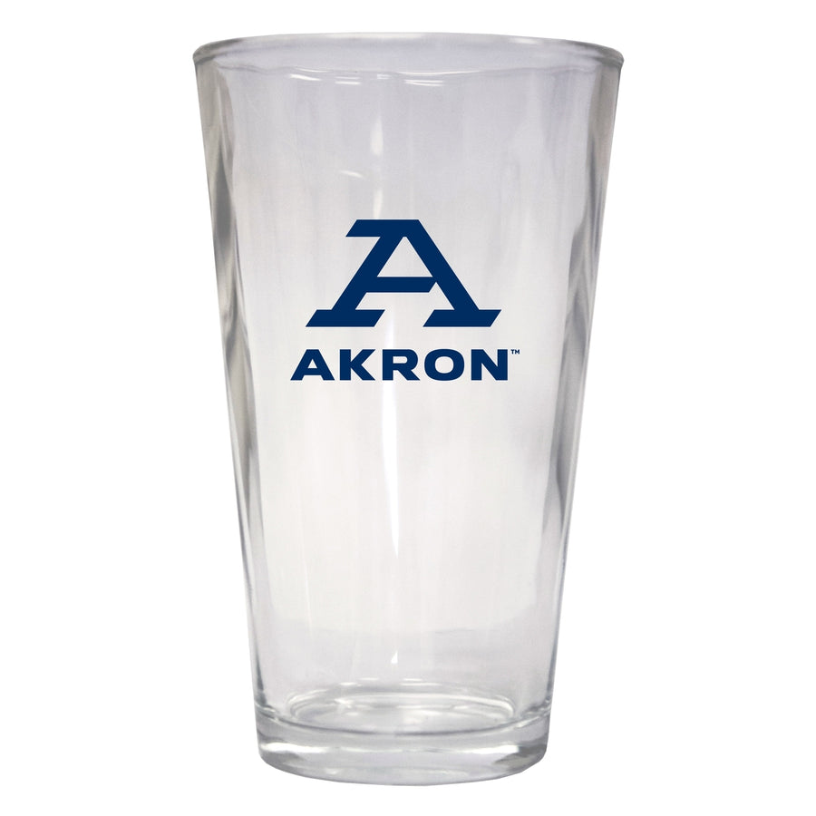 Akron Zips 16 oz Pint Glass Officially Licensed Collegiate Product Image 1