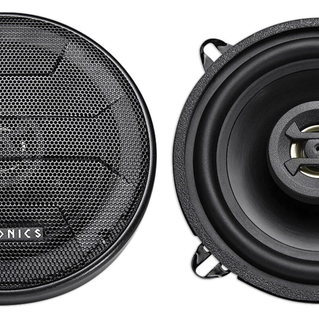 Pair of Zeus ZS525CX 5.25" Coaxial Car Speakers 200W 2-Way Audio Passive Crossover Black Complete Sound System by Image 4