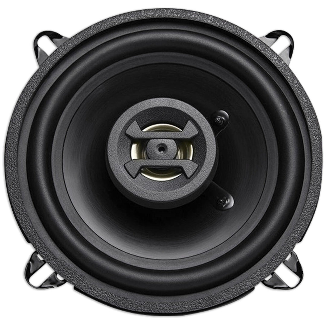 Pair of Zeus ZS525CX 5.25" Coaxial Car Speakers 200W 2-Way Audio Passive Crossover Black Complete Sound System by Image 2