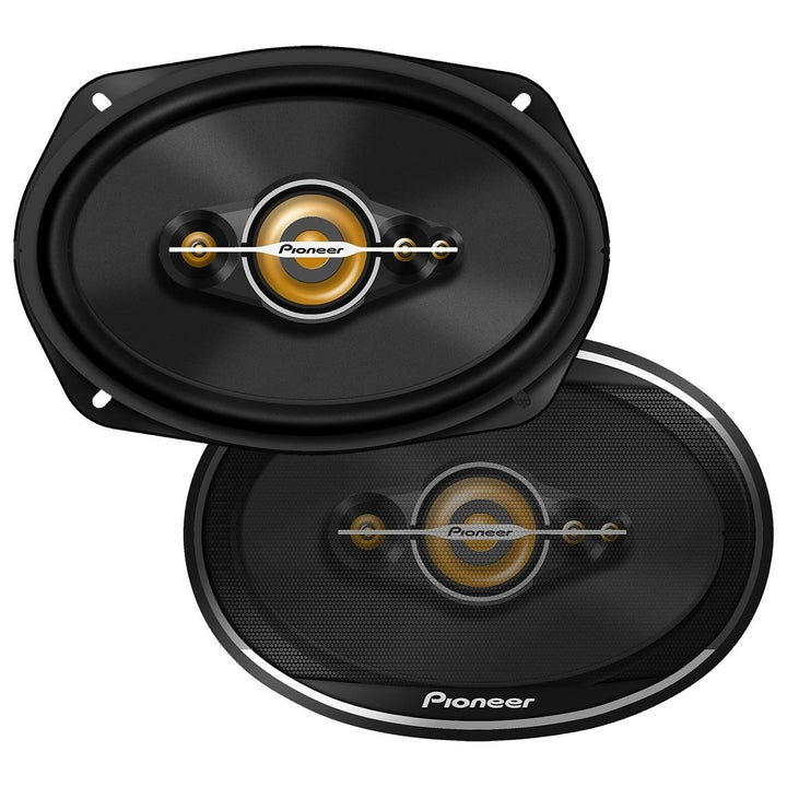 Pair of Pioneer TS-A6991F 6x9" 5-Way Coaxial Car Speakers: Clear Sound Easy Install Enhanced Bass Deep Basket Design for Image 1