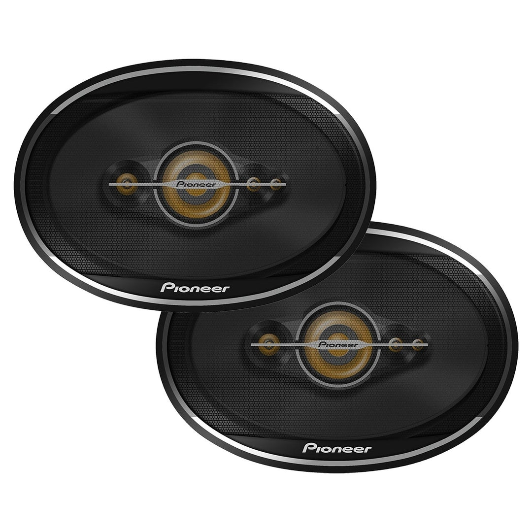 Pair of Pioneer TS-A6991F 6x9" 5-Way Coaxial Car Speakers: Clear Sound Easy Install Enhanced Bass Deep Basket Design for Image 3