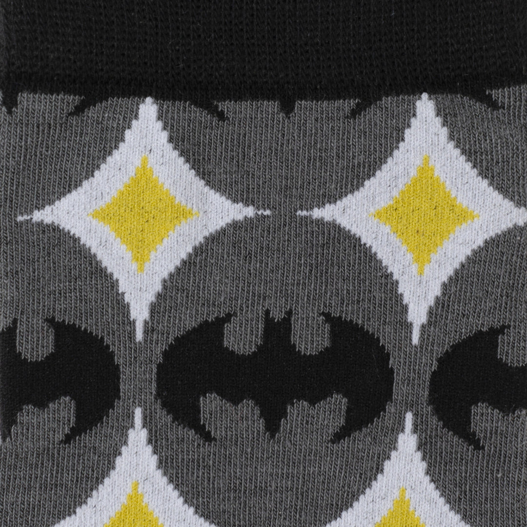 Batman Circle Logo Pattern Dress Socks Image 3