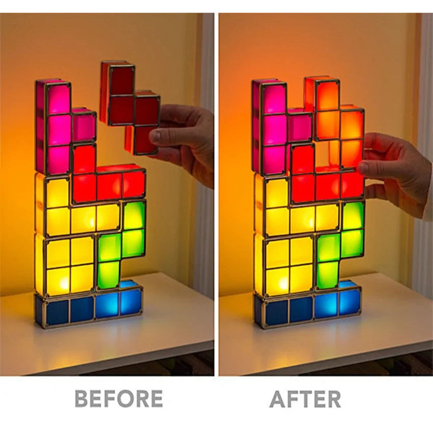 Novelty Lighting DIY Tetris Puzzle Image 1