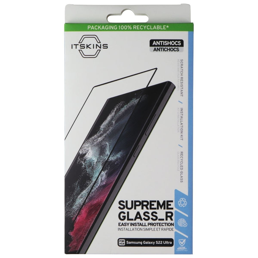 ITSKINS Supreme Glass_R Screen Protector for Galaxy S22 Ultra - Clear Image 1