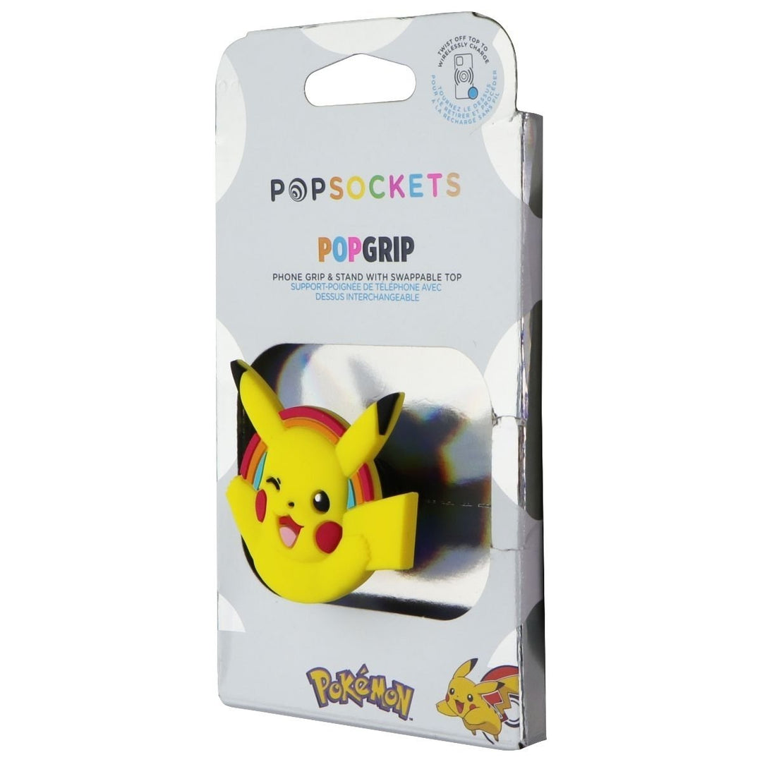 PopSockets Pokemon PopGrip Swappable Grip and Stand - Pikachu Image 1