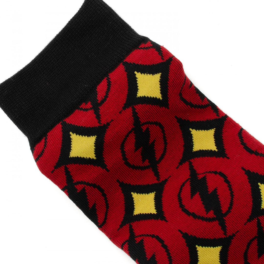 The Flash Circle Logo Pattern Dress Socks Image 4