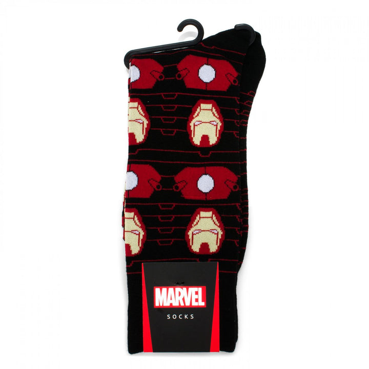 Iron Man Suit Striped Dress Socks Image 3