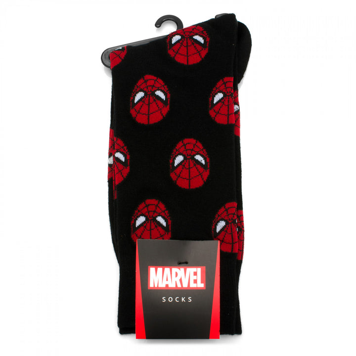 Spider-Man Mask Icons Dress Socks Image 3