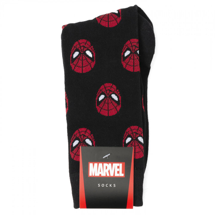 Spider-Man Mask Icons Dress Socks Image 7