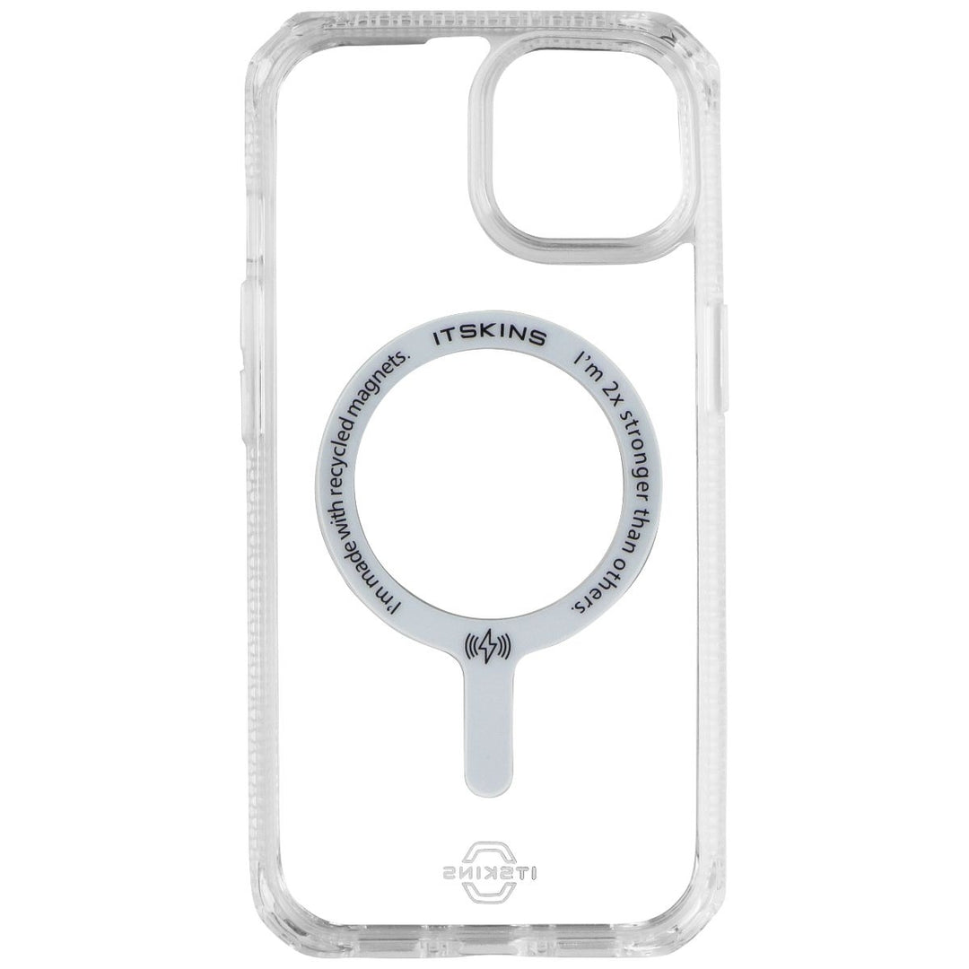 ITSKINS Hybrid_R Clear Series Case for MagSafe for Apple iPhone 15 / 14 - Clear Image 3