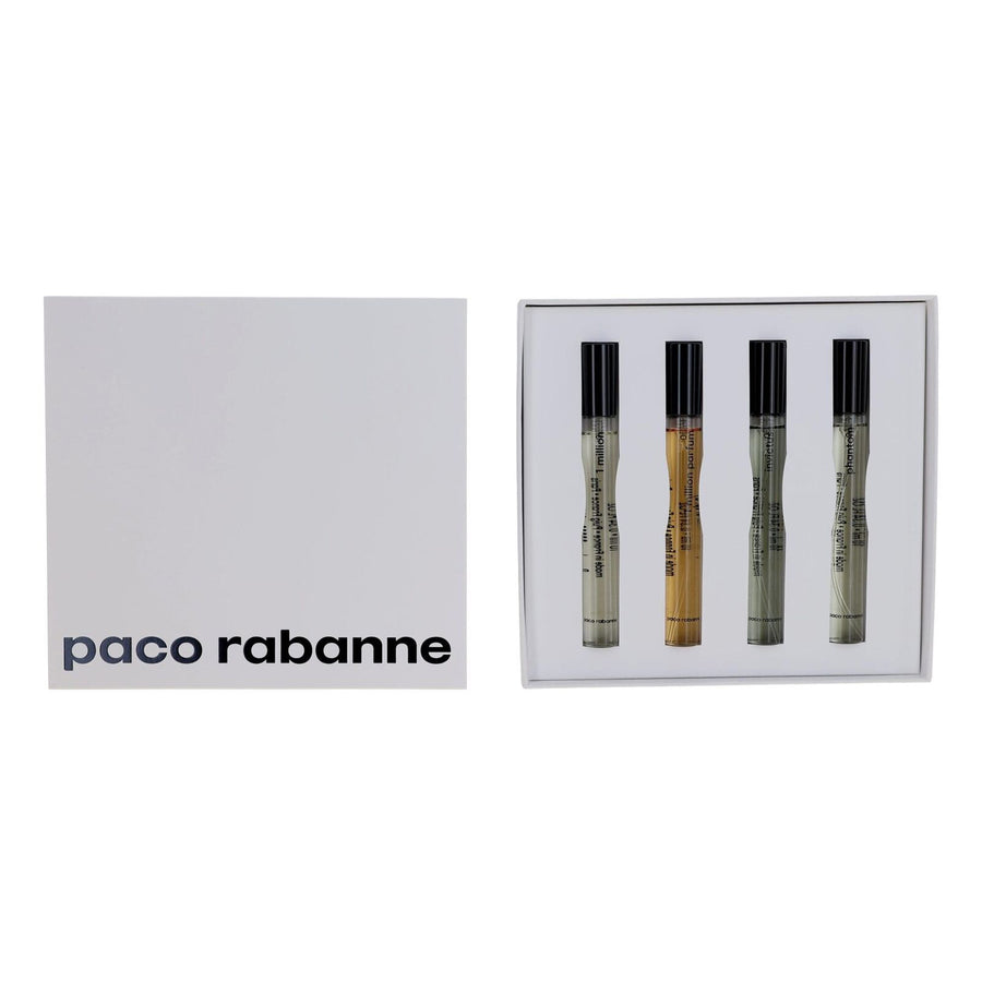 Paco Rabanne 4 Piece Variety Set Mens Fragrances Travel Spray 10mL Each Image 1