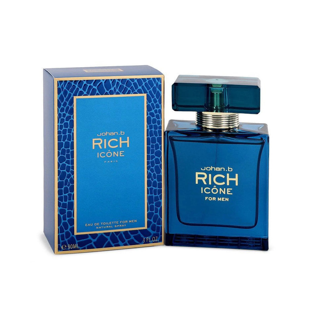 Johan B Rich Icone EDT Spray 3 oz Men Fragrance Grapefruit Mint Cedar Amber Image 3