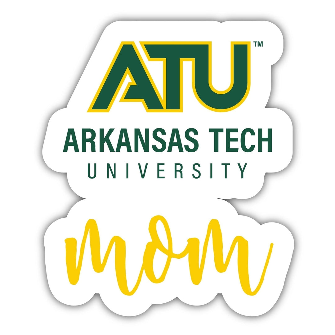 Arkansas Tech University 4-Inch Proud Mom NCAA - Durable School Spirit Vinyl Decal Perfect Image 1