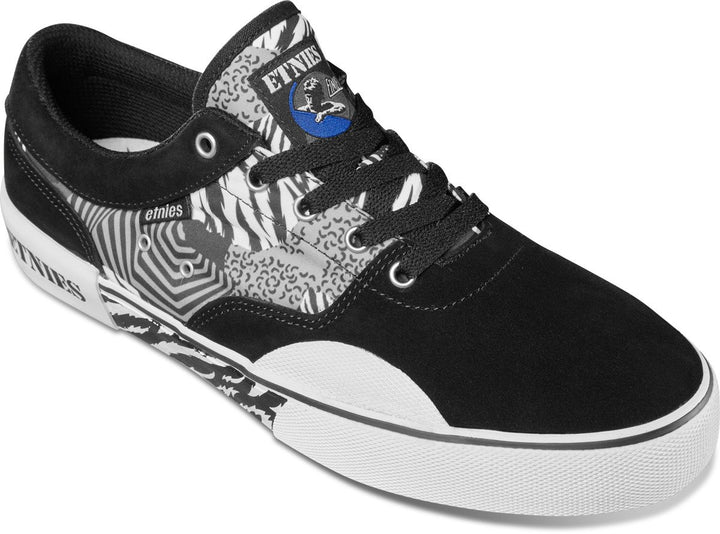 Etnies Mens Factor Skate Shoe Black/Print - 4101000553-358 BLACK/PRINT Image 3