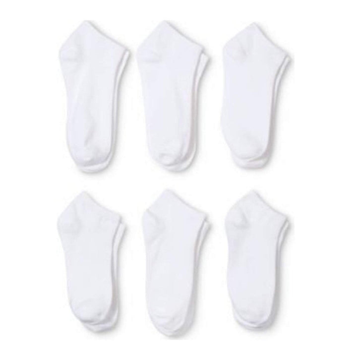 Women Low Cut Ankle Socks Bulk Packs Black and White Size 6-8 Cotton Blend Image 1