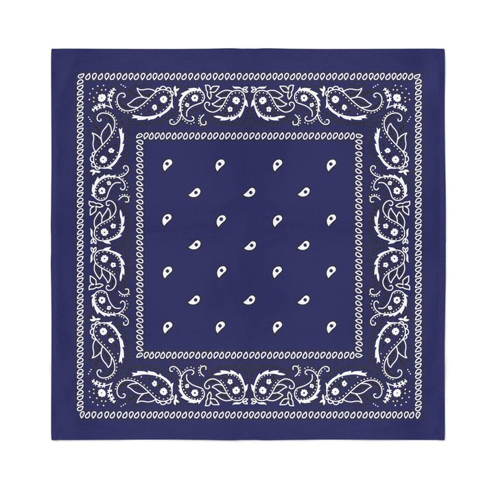 X-Large Paisley Cotton Bandanas 8 Pack 27x27 inches Double Sided Printed Image 1