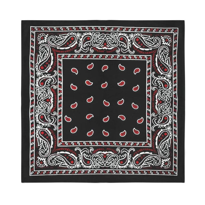 X-Large Paisley Cotton Bandanas 8 Pack 27x27 inches Double Sided Printed Image 1