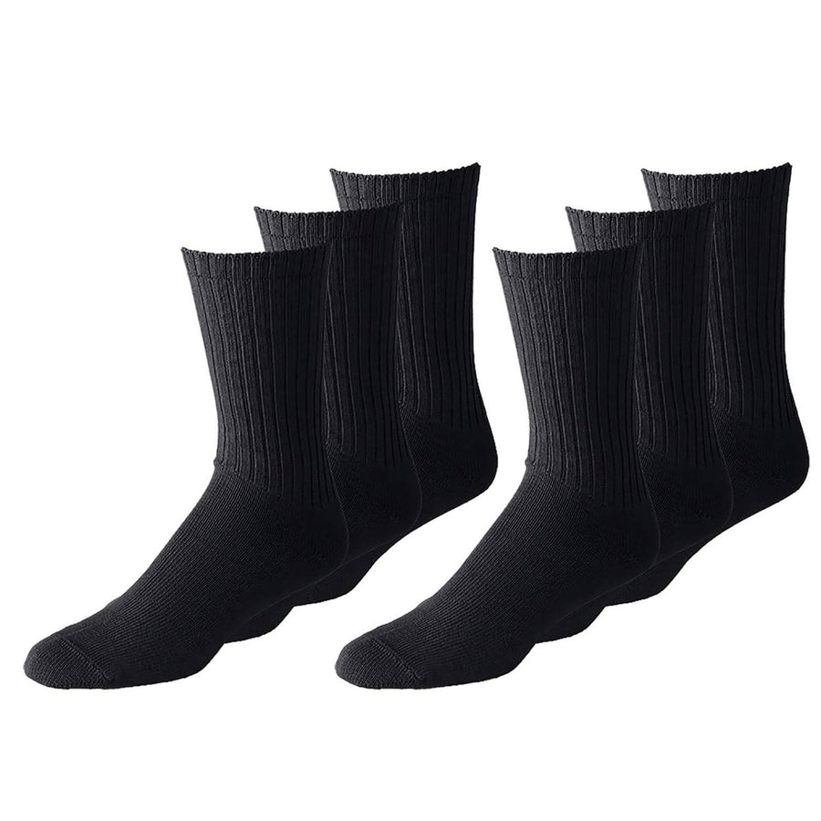 84 Pairs Mens Athletic Crew Socks - Bulk Lot Packs - Any Shoe Size Image 1