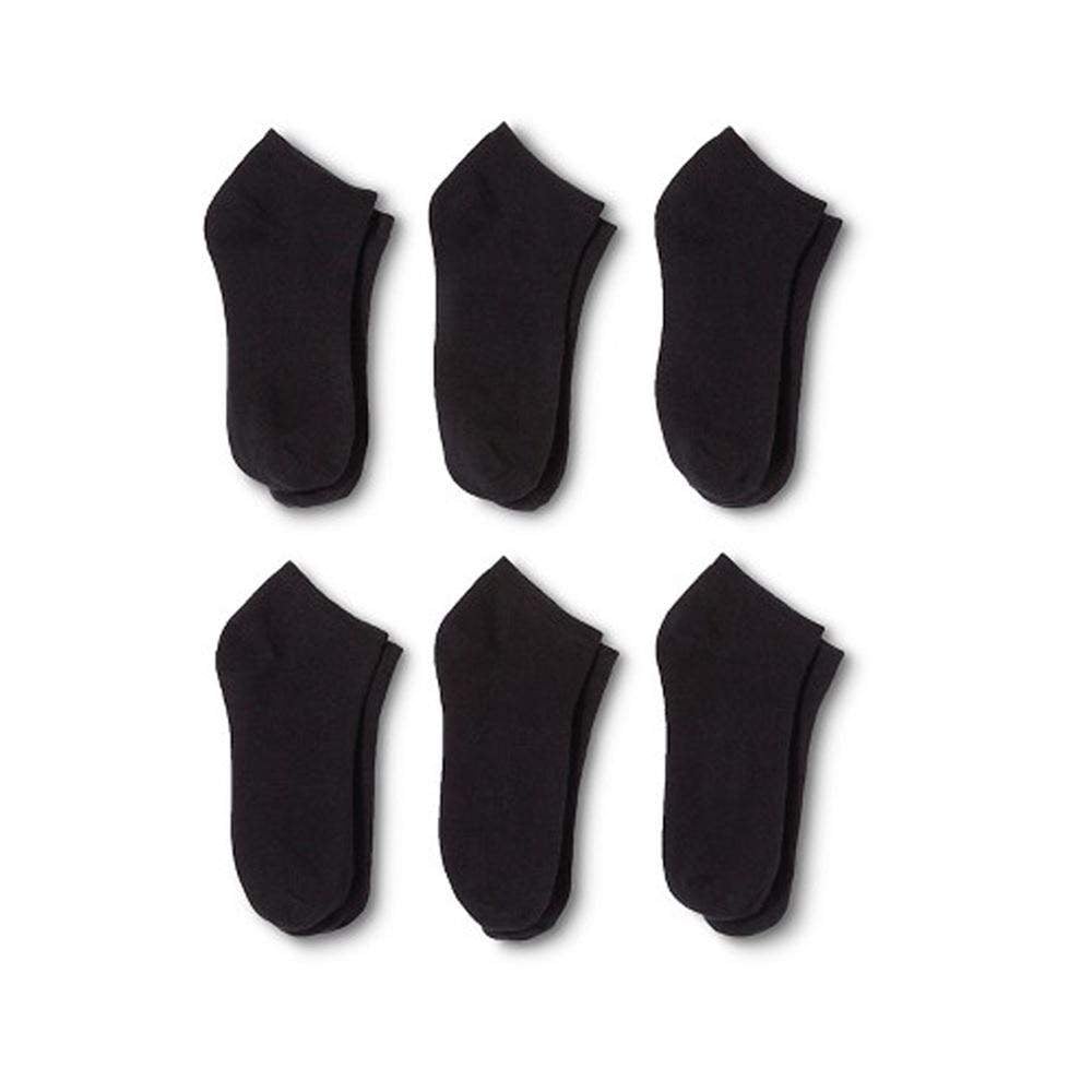 84 Pairs Mens Low Cut Cotton Socks Bulk Lot Black White Ankle Socks 84 Pack Image 1