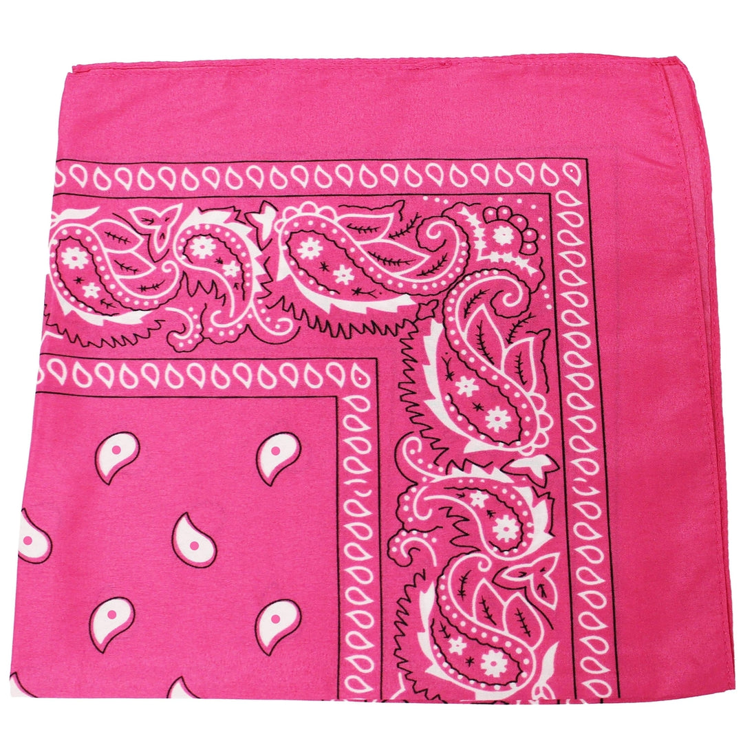 84 Pack 100 Cotton Double Sided Paisley Bandanas Wholesale Lot Fashion Accessory Image 9