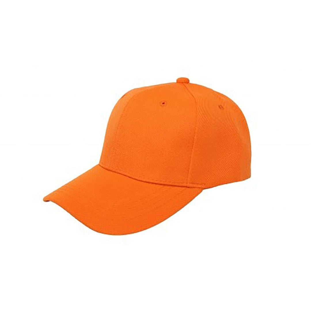 Balec Adjustable Baseball Cap Hat Plain Polyester Curved Brim One Size Assorted Image 7