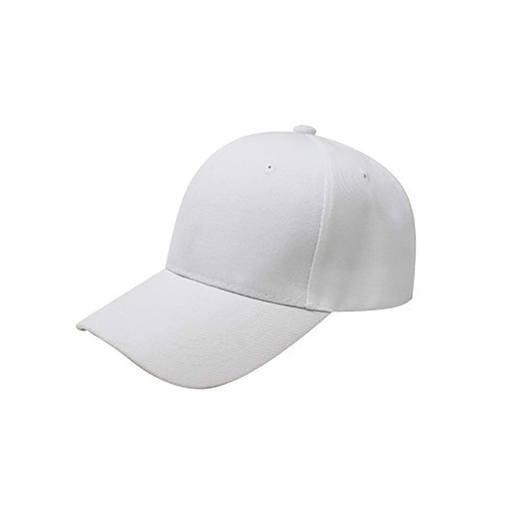 Balec Adjustable Baseball Cap Hat Plain Polyester Curved Brim One Size Assorted Image 12