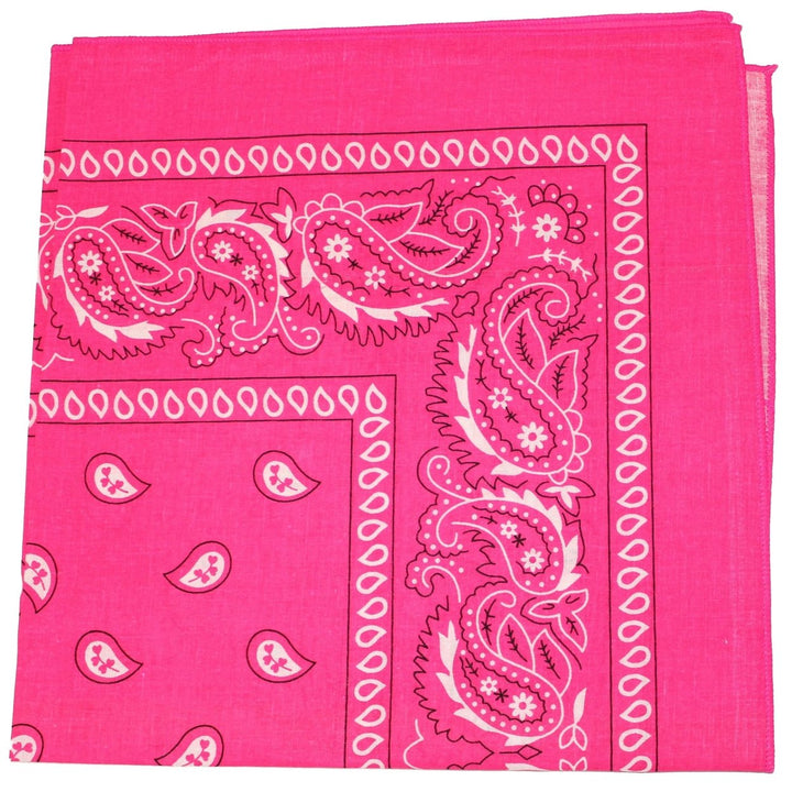 Daily Basic Festival Bandanas Bulk 30 Pack Neon Cotton Comfortable Accessories Image 1